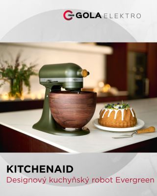 Limitovaná edice – KitchenAid Artisan „Evergreen“ 🌲 Příroda přímo na kuchyňském pultu! Hluboká matná zelená barva, pravá...