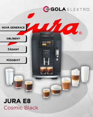 NOVÁ GENERACE JURA E8 JE U NÁS SKLADEM ✨ Oblíbený a nejžádanější model JURA E8 přichází ve své páté generaci – s...